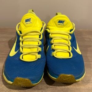 Nike Free 5.0 TR Neon Green and Blue